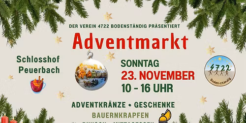 Adventmarkt im Schlosshof Peuerbach