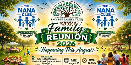 MY BIG FAMILY TREE ( REUNION ) 