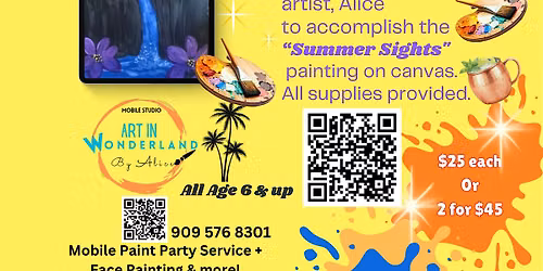 Paint n Sip California Pizza Kitchen Chino Hills