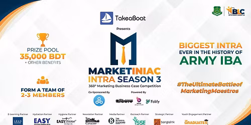Take A Boat Presents "Marketiniac Intra Season 3" Co-Sponsored By TopperOn