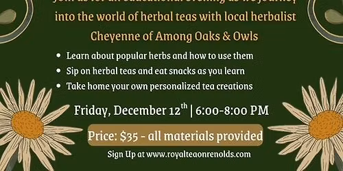 Make Your Own Tea: Tea Blending Workshop