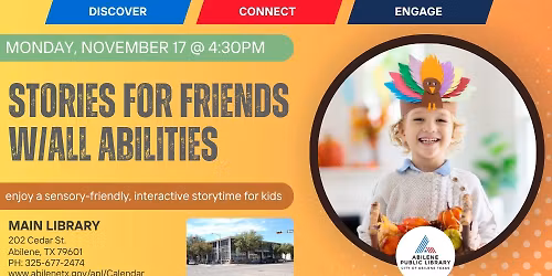 Stories for Friends with All Abilities (Main Library)