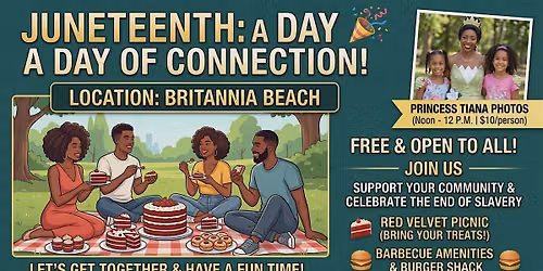 Free Juneteenth Community Picnic at Britannia Beach