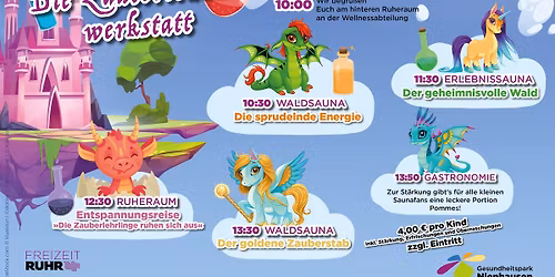 \u2728 \ud83e\uddea Kindersauna \u2013 Die Zaubertrankwerkstatt! \ud83d\udc09\u2728  
