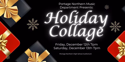 2025 Holiday Collage - Portage Northern Music Department
