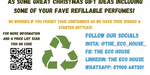 Eco-Friendly & Refill Pop-up with Christmas gifts @ Woodend Nurseries, Great Preston