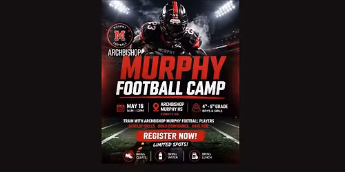 Archbishop Murphy FREE Football Camp