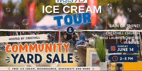 Ice Cream Tour\/Community Yard Sale