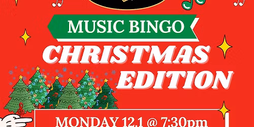 Music Bingo - Christmas Edition! 