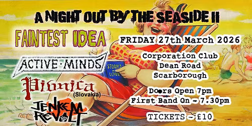 Faintest Idea + Active Minds + Pivnica + Jenkem Revolt