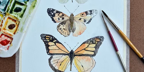 Watercolor II: Vintage-Inspired Butterflies