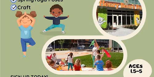 Caregiver & Me Yoga\/ Art at Henry Bear\u2019s Park, Brookline 