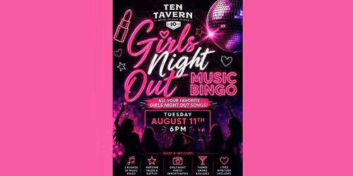 Girls Night Music Bingo Night