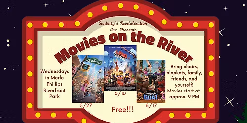 Movies on the River 2026