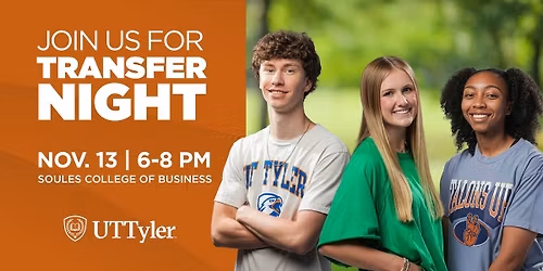 UT Tyler Transfer Night
