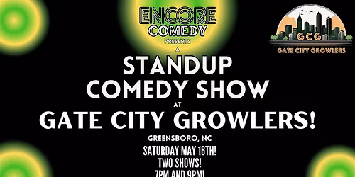 Standup Comedy at Gate City Growlers! (Greensboro, NC)