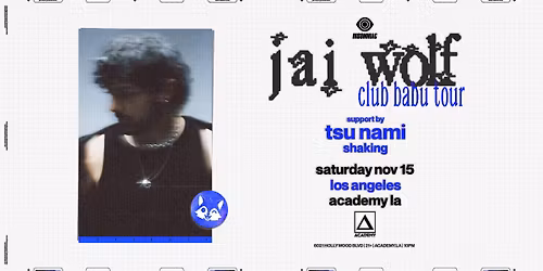 Jai Wolf: Club Babu Tour