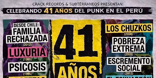 41 A\u00d1OS DEL PUNK ROCK EN EL PERU