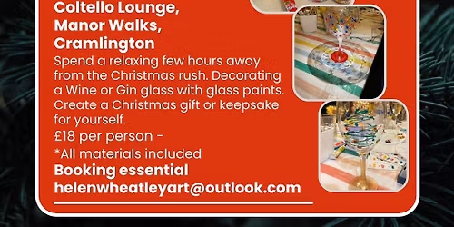 Christmas Glass Painting