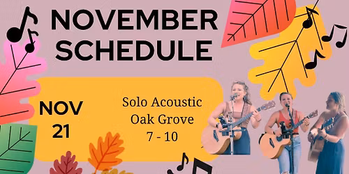 Alex Axup Acoustic Live at Oak Grove Tavern