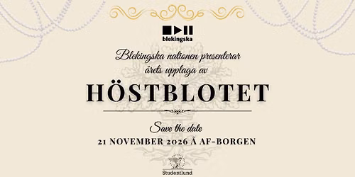 H\u00f6stblotet 2026 - Save the date