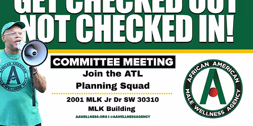 Atlanta Black Men's Wellness Day March Committee Meeting