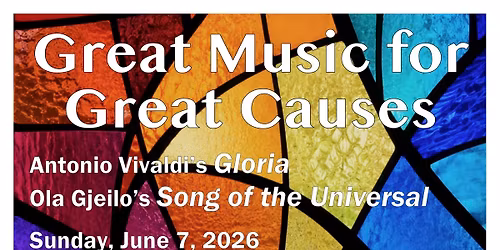 Great Music for Great Causes