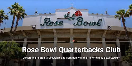 Rose Bowl Quarterback Club + Big Ten Club Happy Hour