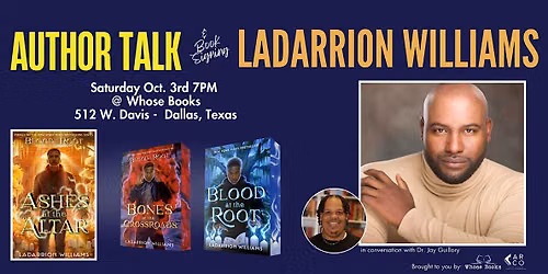 Author Talk: LaDarrion Williams