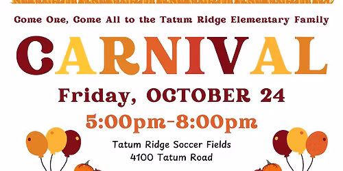 Tatum Ridge Fall Carnival