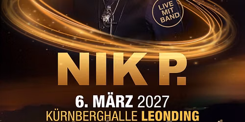 NIK P. - live mit Band in Leonding