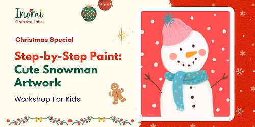 Step-by-Step Paint: Cute Snowman Artwork