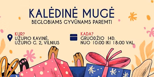 Kal\u0117din\u0117 mug\u0117 beglobiams gyv\u016bnams paremti '2025