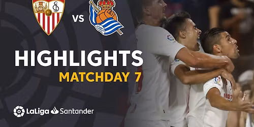 Sevilla FC vs Real Sociedad at Estadio Ramon Sanchez Pizjuan