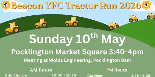 Beacon YFC Tractor Run 2026