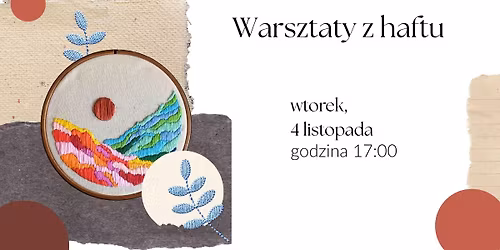 Warsztaty z haftu