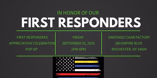 First Responders Appreciation Celebration & Pop Up