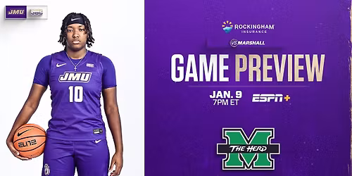 Parking Marshall Thundering Herd at James Madison Dukes Womens Basketball