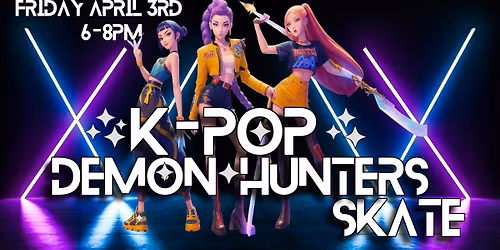 K-POP Demon Hunters Skate at Skateland