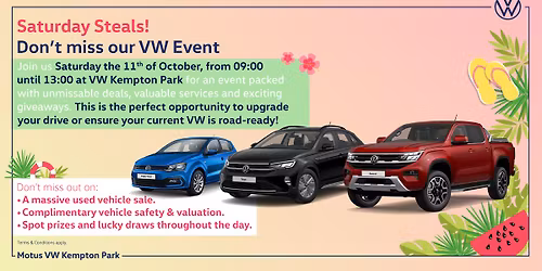 Motus VW Super Saturday.
