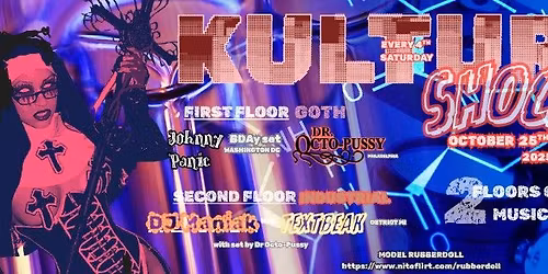 KULTURE SHOCK OCToBER 25th Saturday Philadelphia