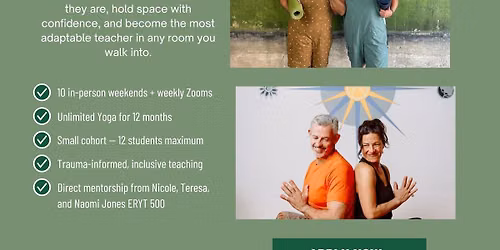 200 Hour Yoga Teacher Training - Trauma Informed + Accessible