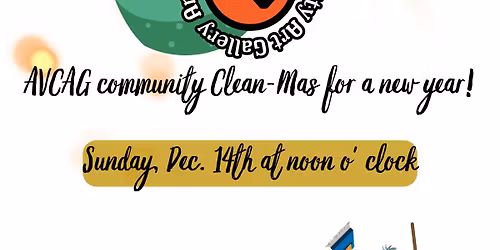 End of year gallery cleaning and organizing potluck!