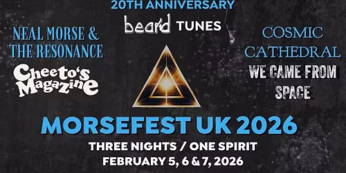 Morsefest UK 2026 - Thursday - Neal Morse & The Resonance with Cheeto's Magazine