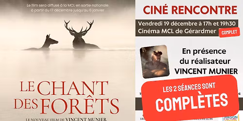 [COMPLET]\u00ab Le chant des fore\u0302ts \u00bb avec Vincent Munier