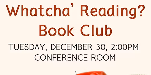 Whatcha Reading? Book Club at Titusville Public Library
