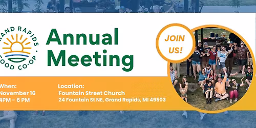 Grand Rapids Food Co-Op Annual Meeting