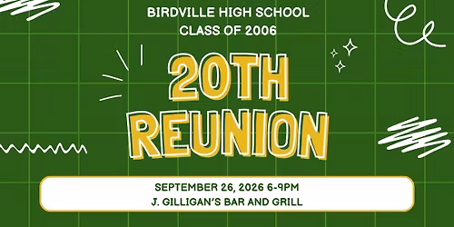 BHS class of 2006- Reunion Dinner 