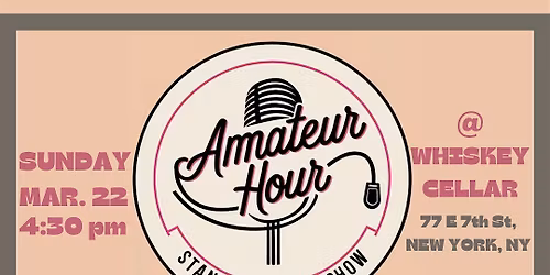 AMATEUR HOUR STANDUP COMEDY SHOW