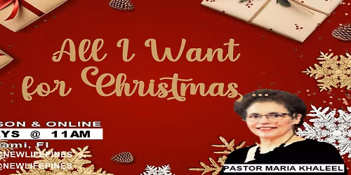 Christmas Series - "All I Want For Christmas..." - Sundays at 11am \/ In-Person & Online